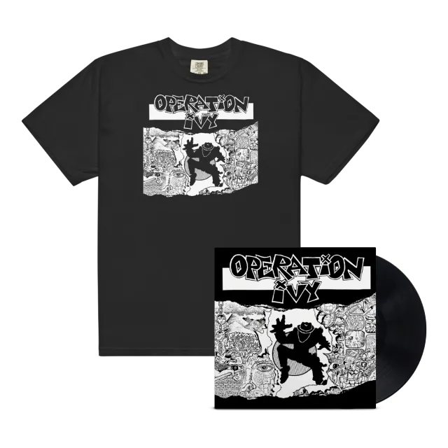 Operation Ivy Energy LP + T-Shirt Bundle Schwarz Vinyl