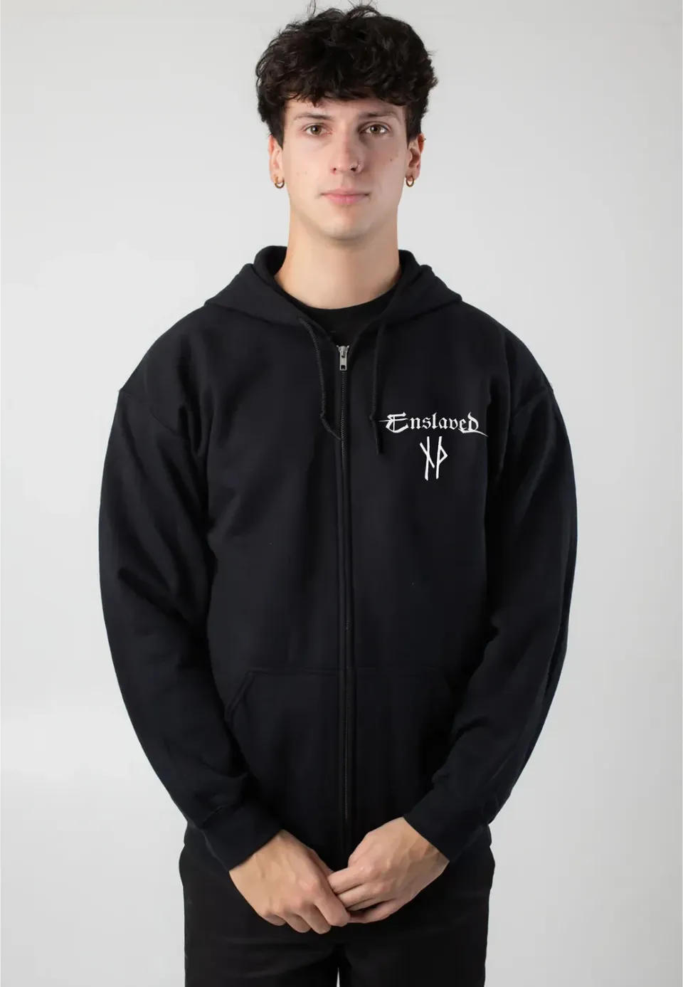 Impericon Runes Zipper Longsleeve schwarz Pagan Metal