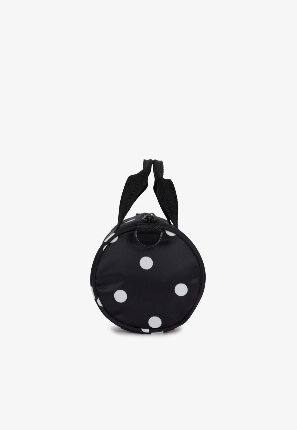 Polka Dot Amy Mini Barrel Dufflebag Kunstleder schwarz