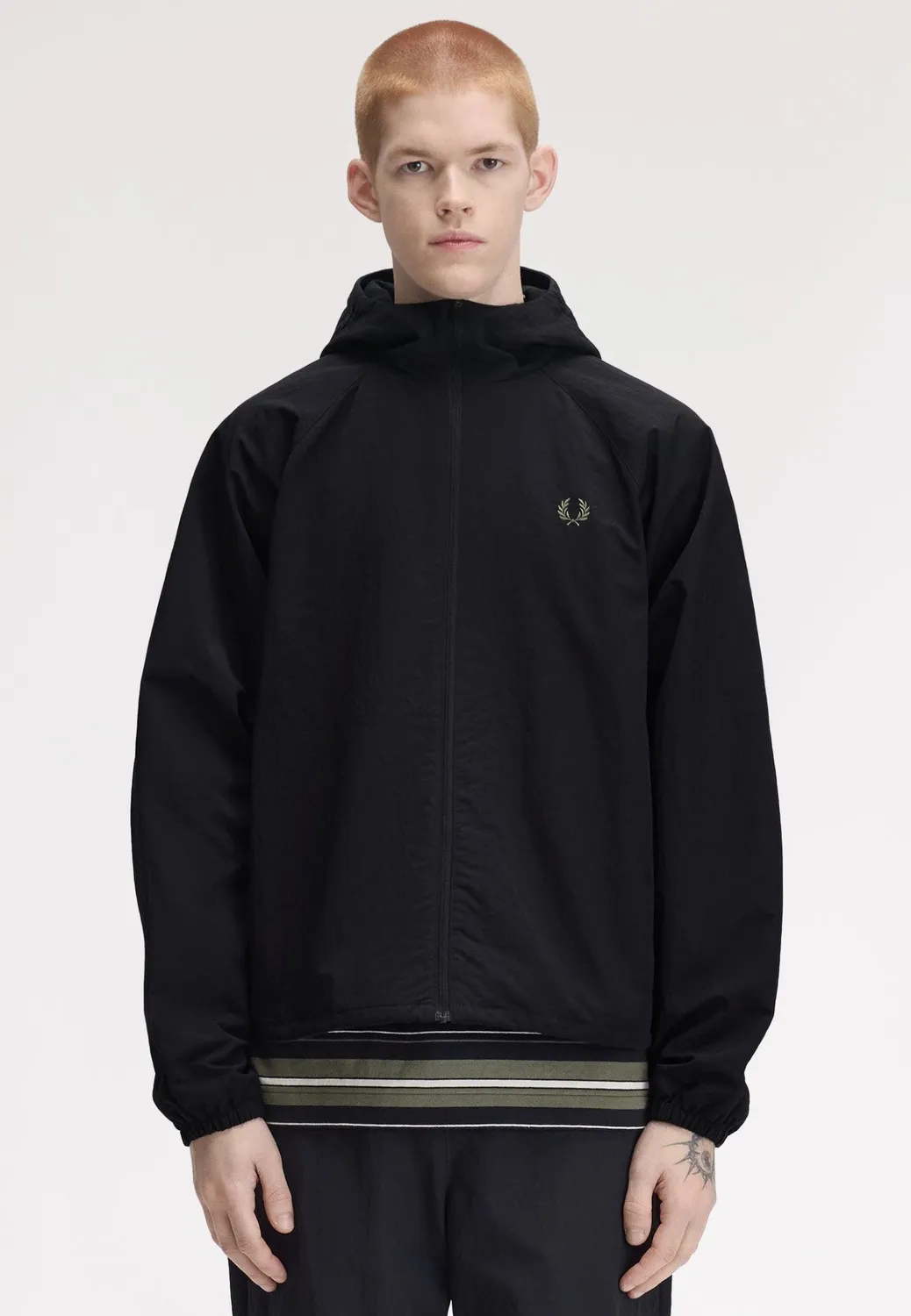 Impericon Oversized Hooded Shell Black Jacke Schwarz Nylon
