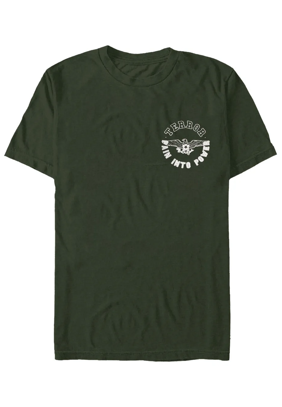 Impericon Pain Into Power T-Shirt forest green