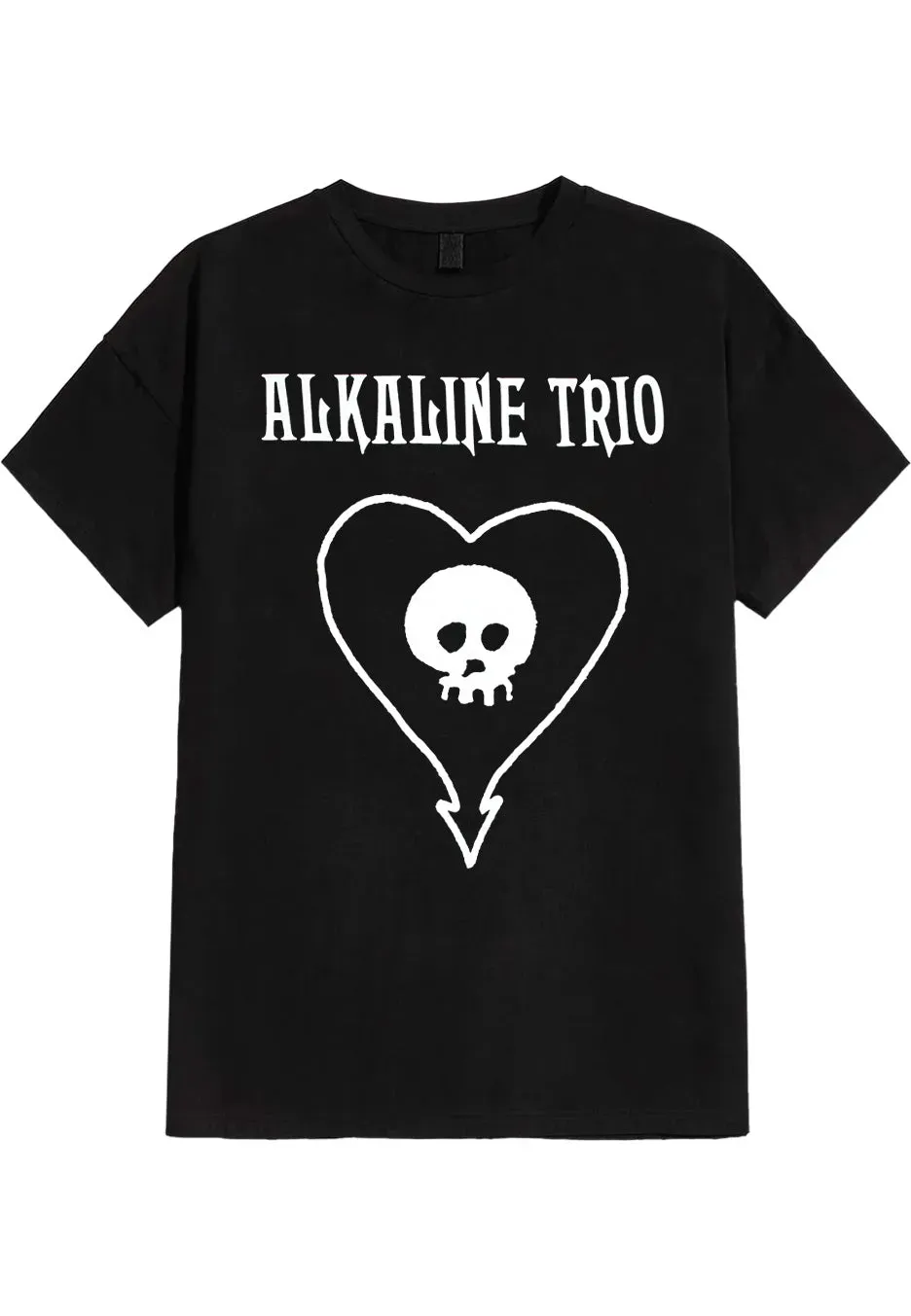 Impericon Classic Heartskull T-Shirt schwarz