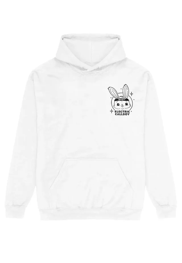 Impericon Pump It Bunny Hoodie weiß Unisex Metalcore