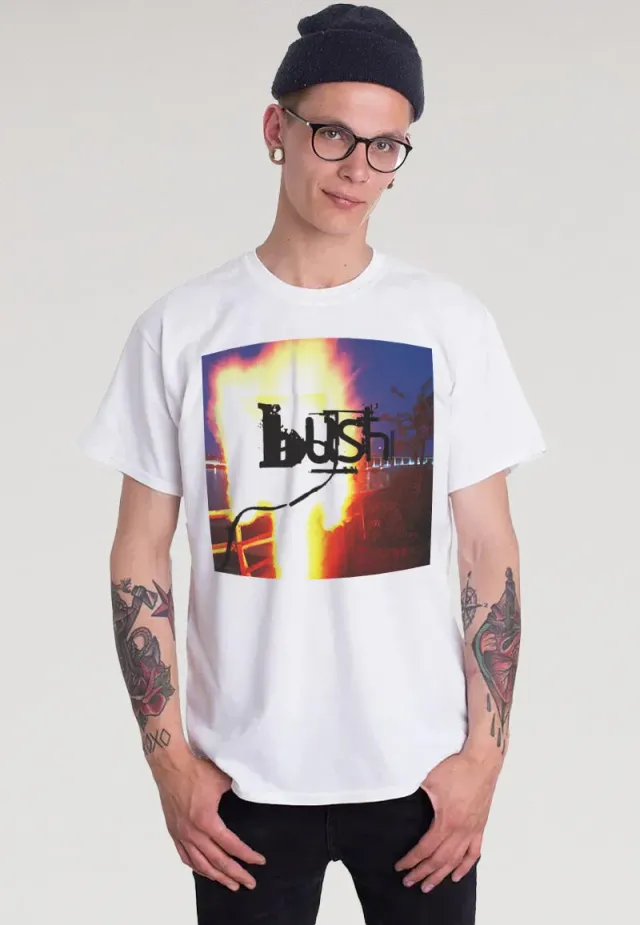 Impericon Razor Blade Suitcase T-Shirt weiß Jersey
