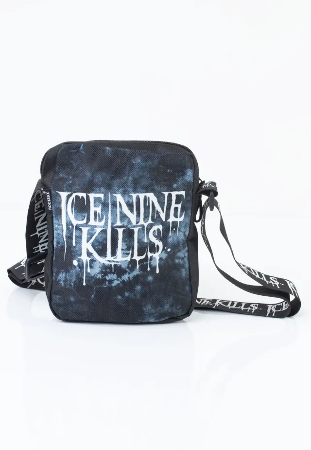 Impericon Drippy Logo Messenger Bag Schwarz Synthetik