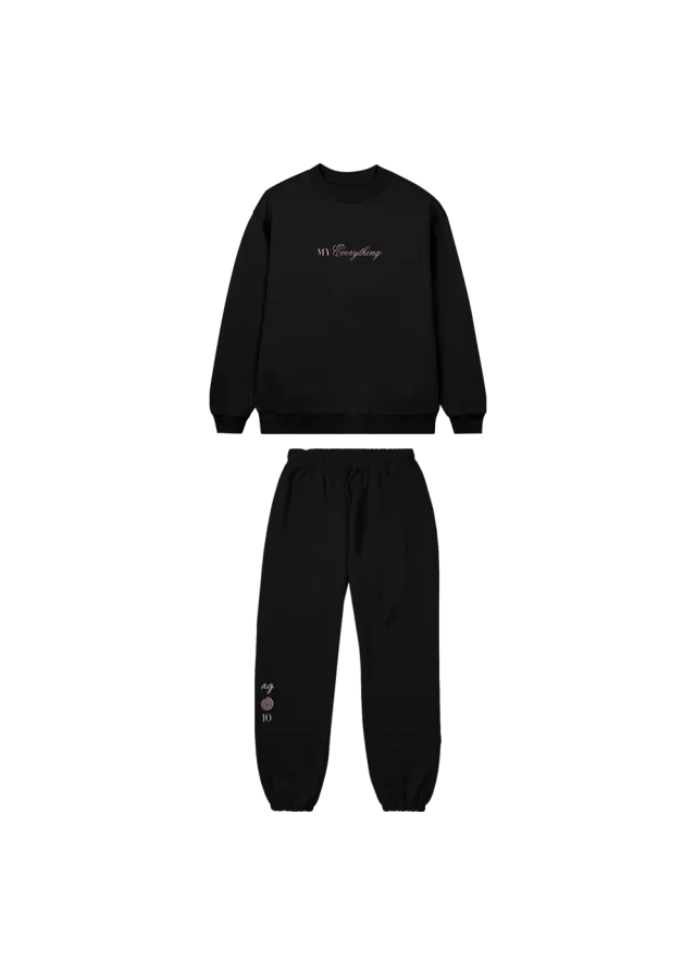 Ariana Grande My Everything Tenth Anniversary Puff Print Crewneck Set
