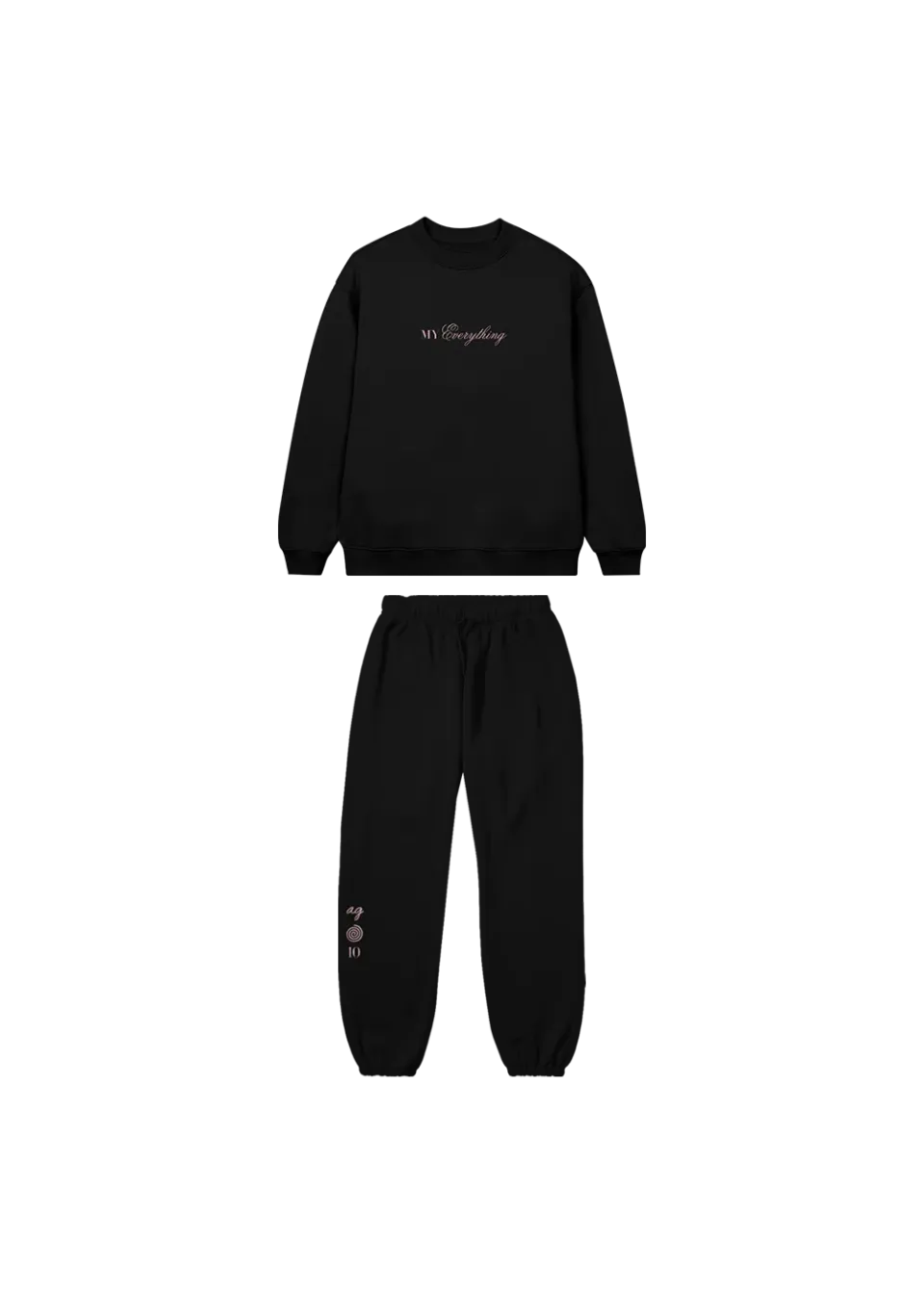 Ariana Grande My Everything Tenth Anniversary Puff Print Crewneck Set