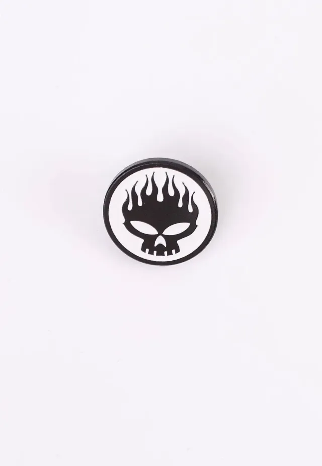 Impericon Skull Pin grau