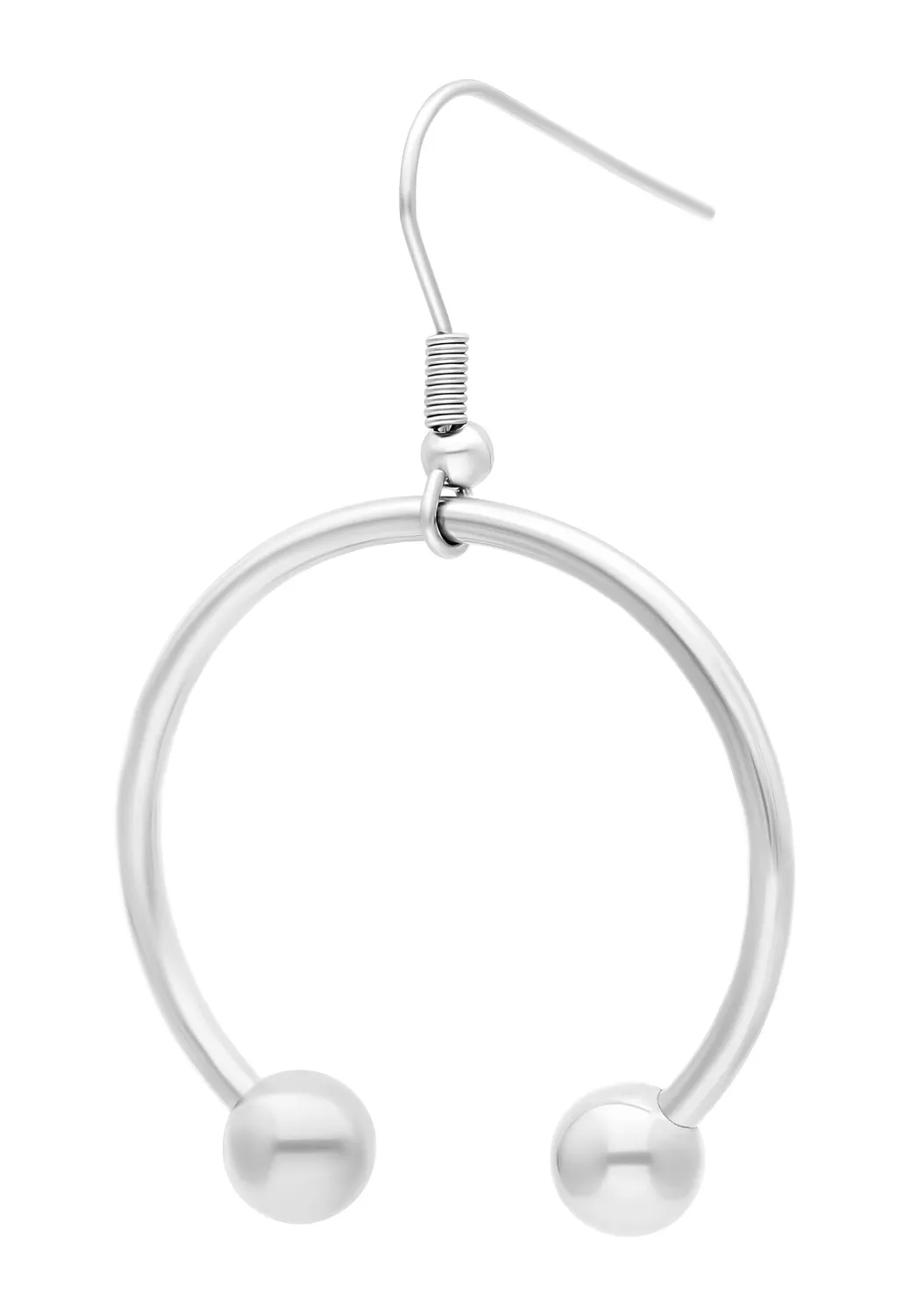 Impericon Circular Barbell Silver Ohrringe Onesize