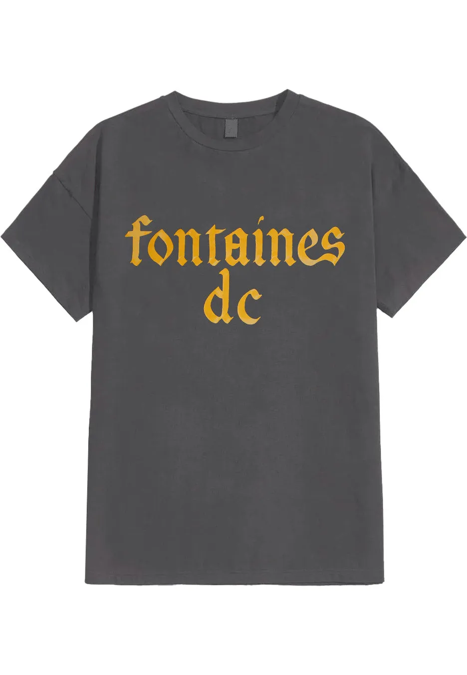 Impericon Gothic Logo Stone Wash T-Shirt grau S-XXL