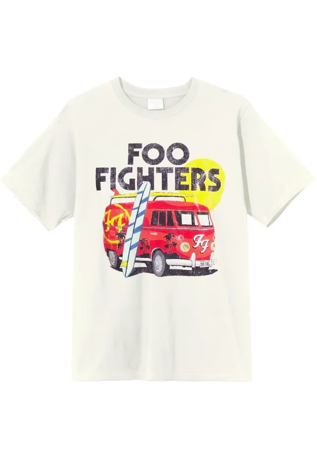 Impericon Camper Van Vintage White T-Shirt beige