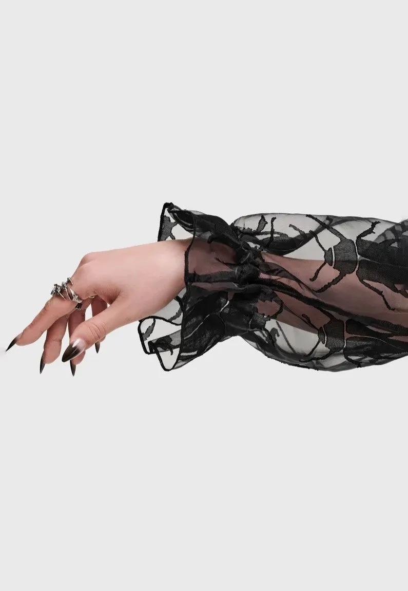 Impericon Insecta Mini Black Kleid schwarz
