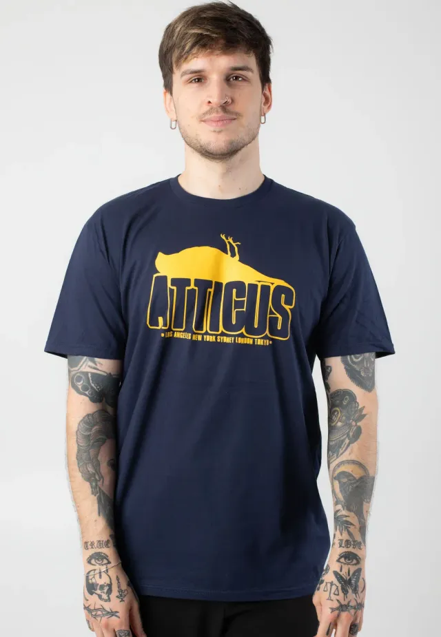 Impericon Waring Navy T-Shirt blau Streetwear