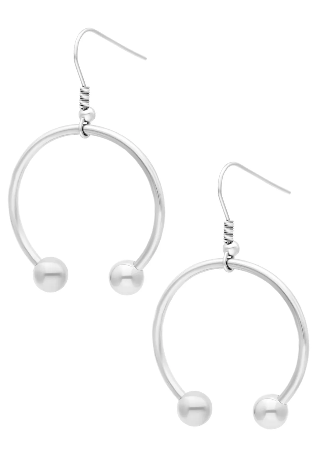 Impericon Circular Barbell Silver Ohrringe Onesize