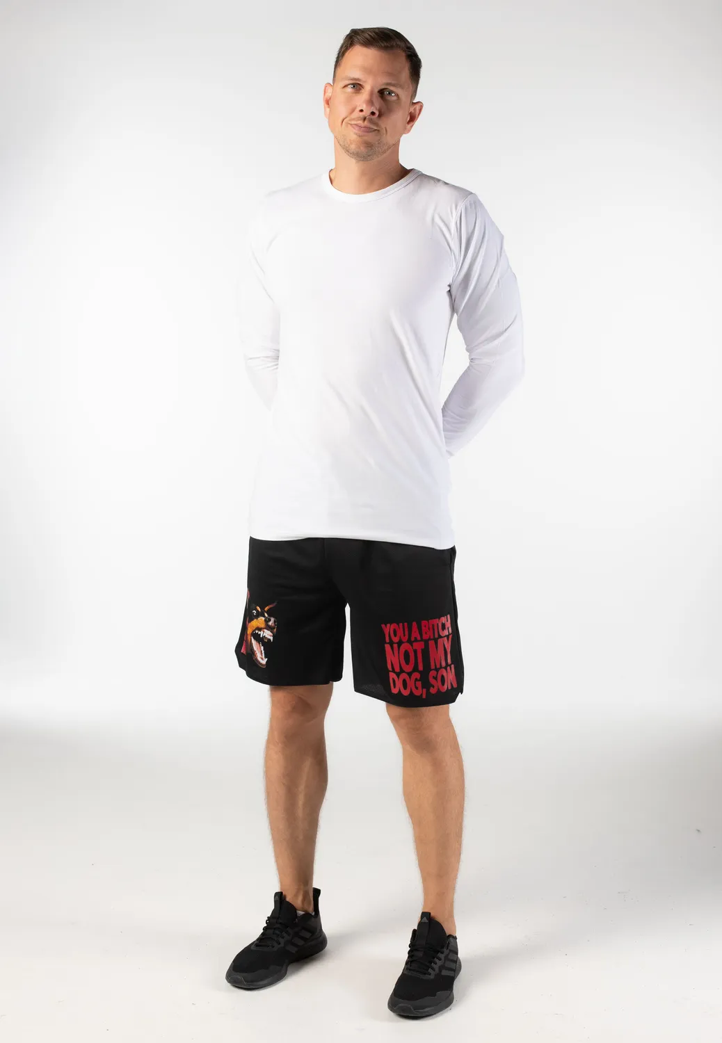 Not My Dog Shorts schwarz Relaxed Fit