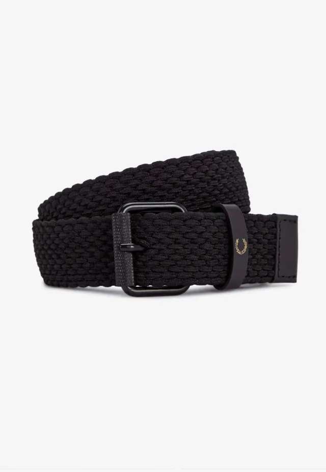 Impericon Woven Elastic Black Gürtel Schwarz