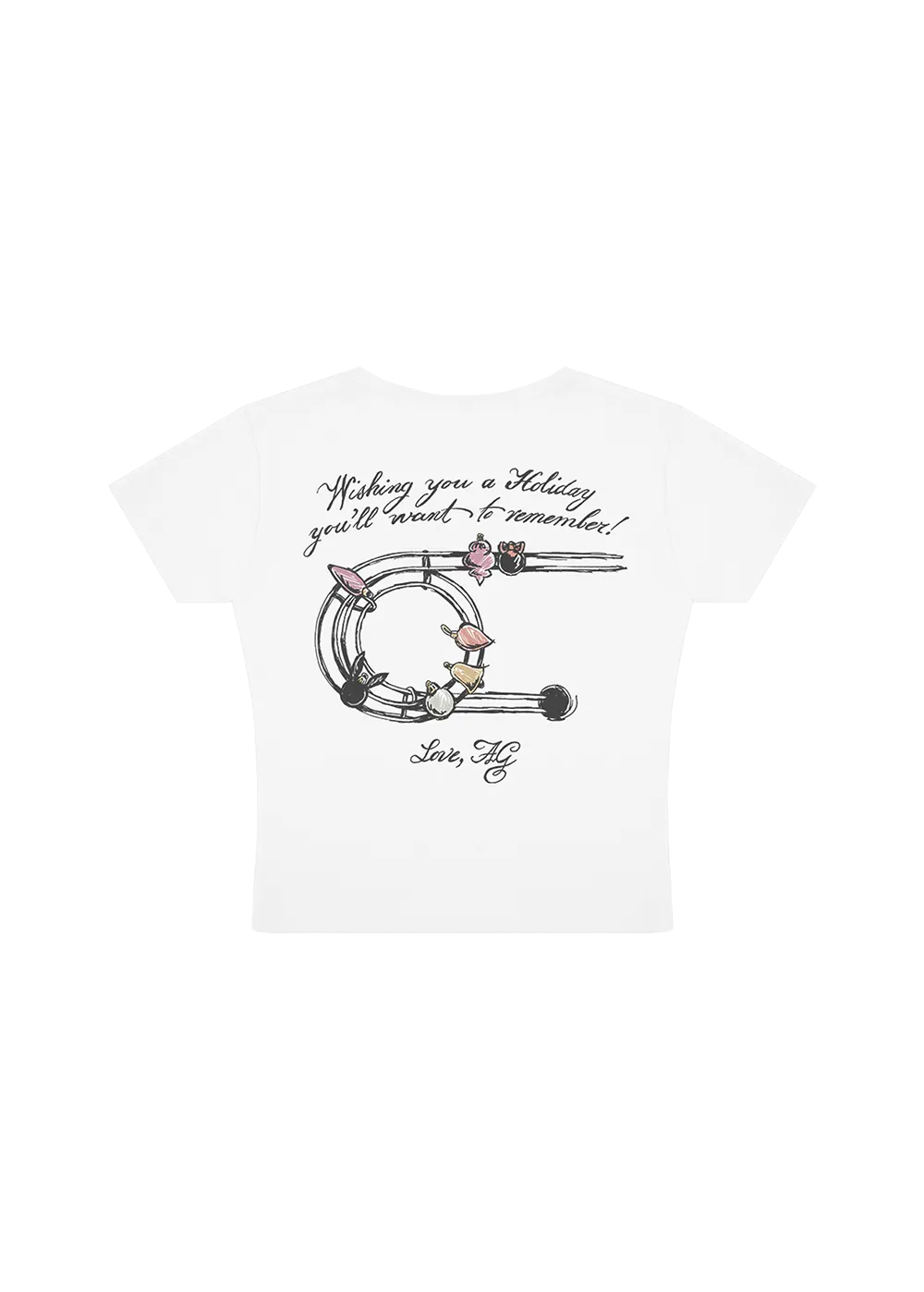 Ariana Grande Brighter Days Inc. Baby T-Shirt weiß