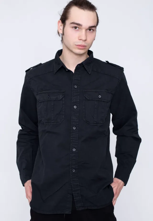 Impericon M65 Basic Long Arm Hemd Black S-XXL