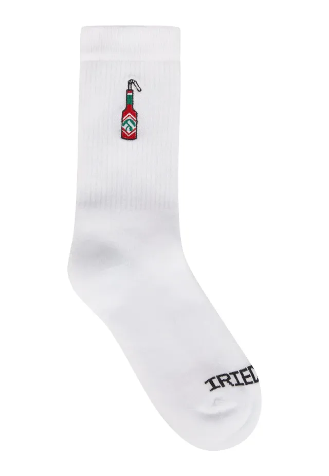 Impericon Hot Hot Sauce White Socken Weiß Vegan