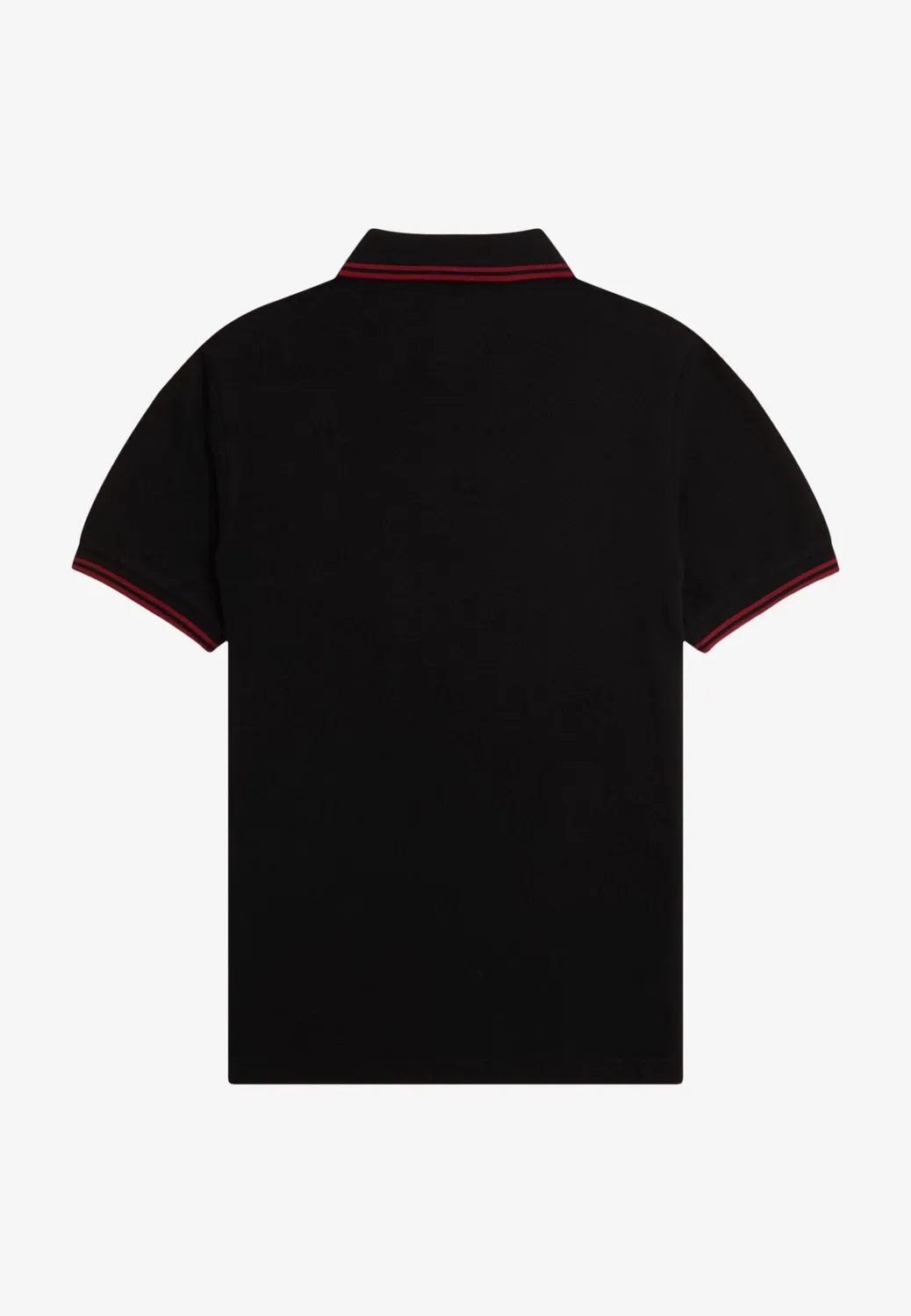 Impericon Twin Tipped Black Burnt Red Polo Baumwolle