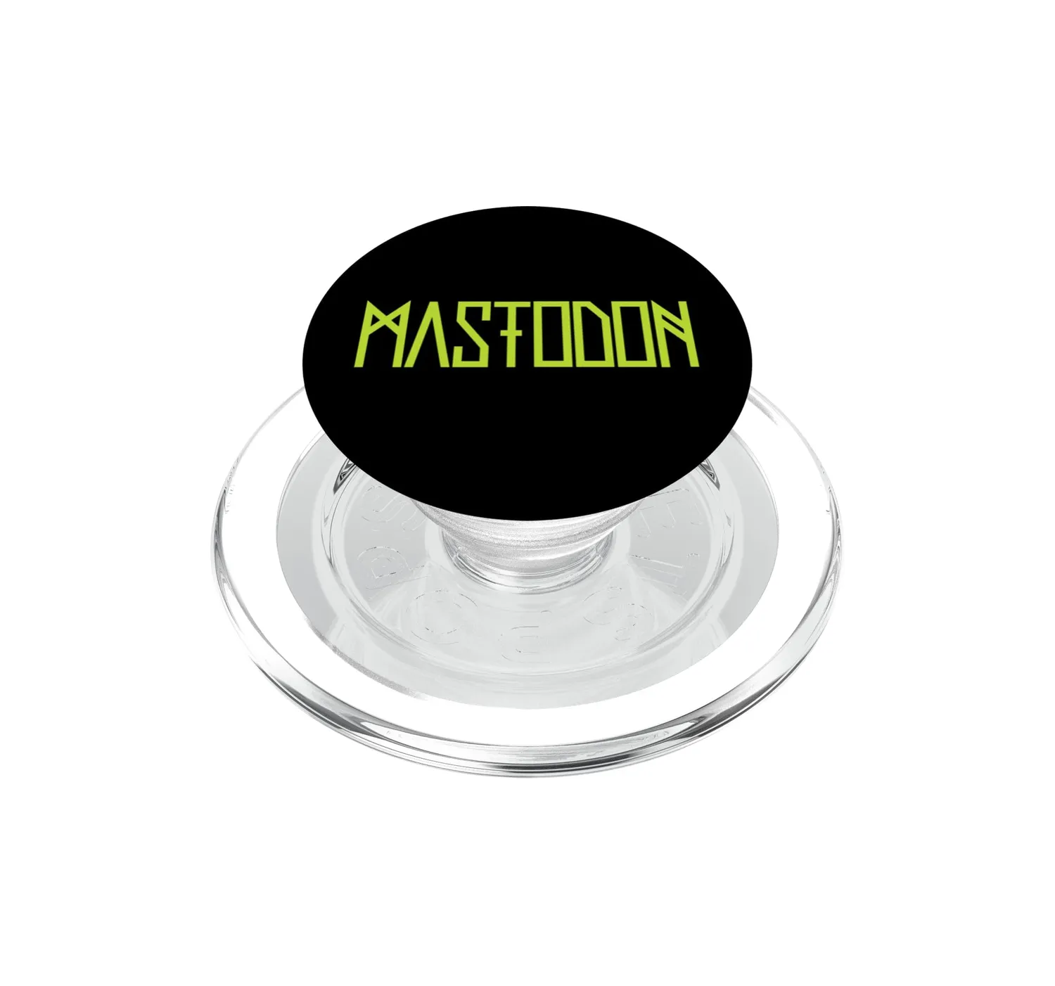 Mastodon Neon Green Logo PopGrip klebend offiziell