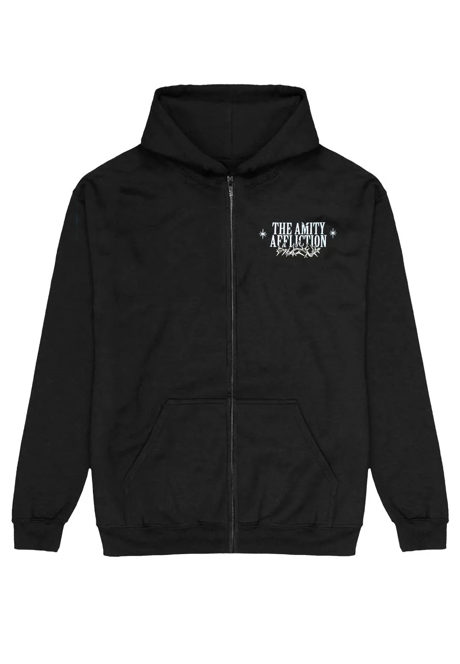 Skull Crown Zipper schwarz L Metalcore