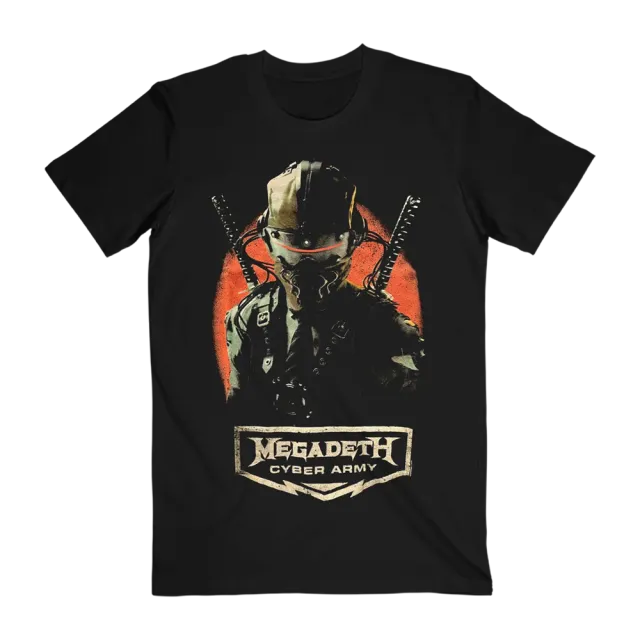 Megadeth Cyber Army 2018 T-Shirt schwarz offiziell