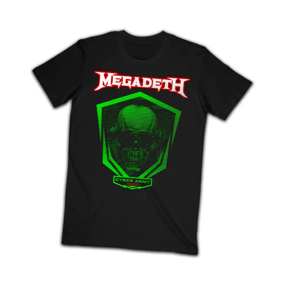 Megadeth Cyber Army 2023 Membership T-Shirt schwarz