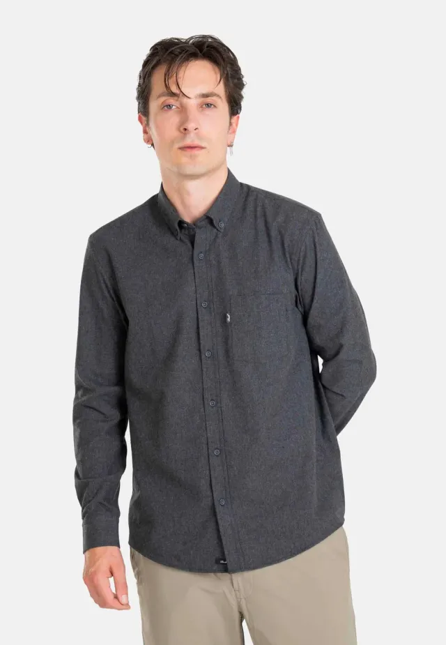 Impericon Nordic Black Hemd schwarz Baumwolle