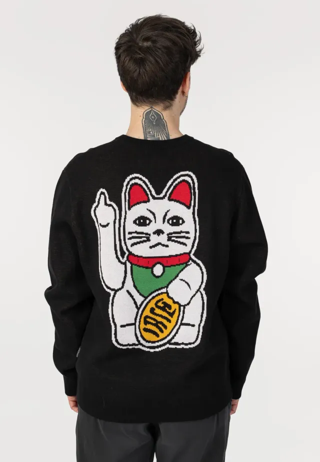 Impericon Stay Different Knit Black Pullover Herren Strick