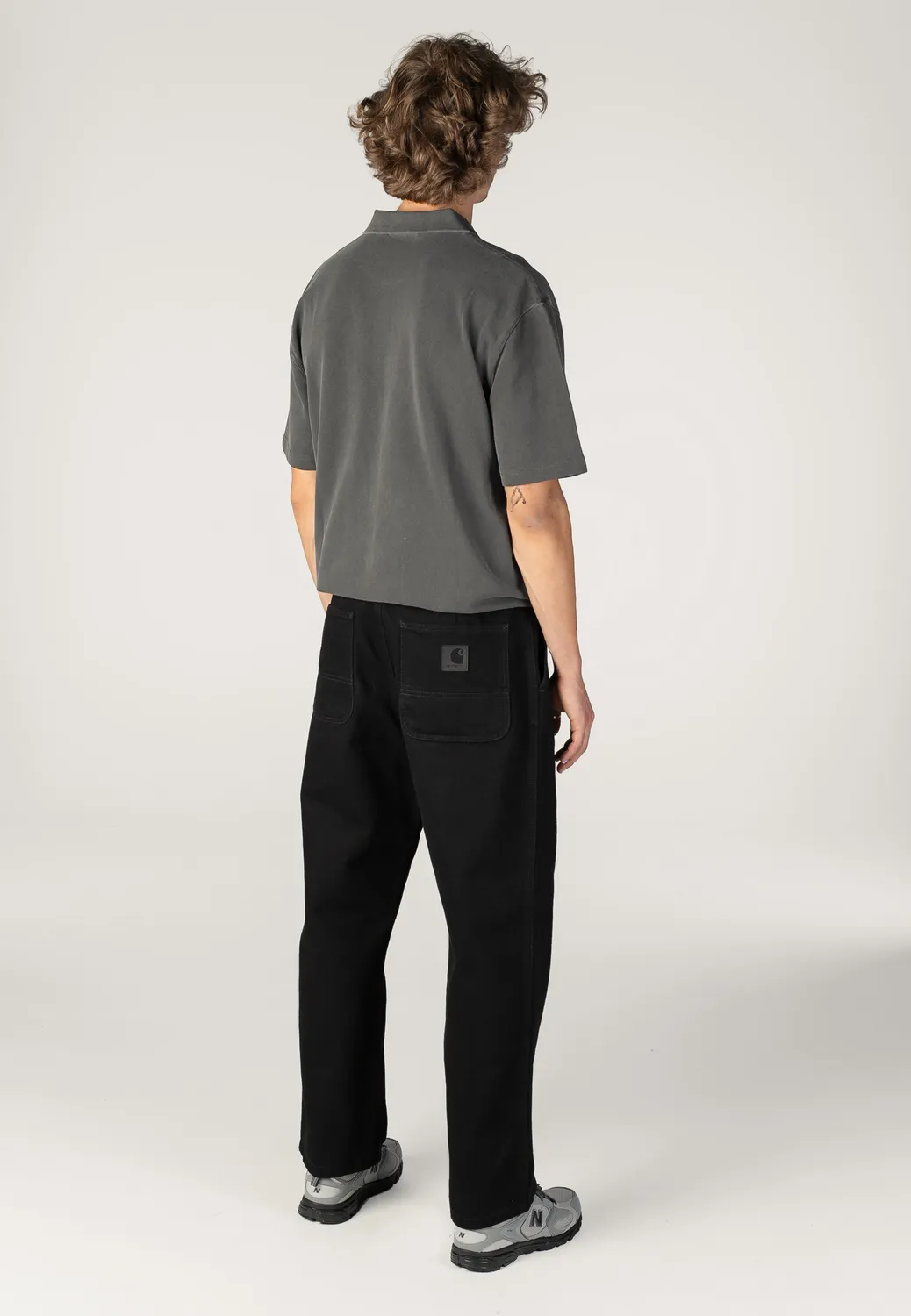 Impericon Jace Rinsed Black Jeans schwarz Tapered Fit