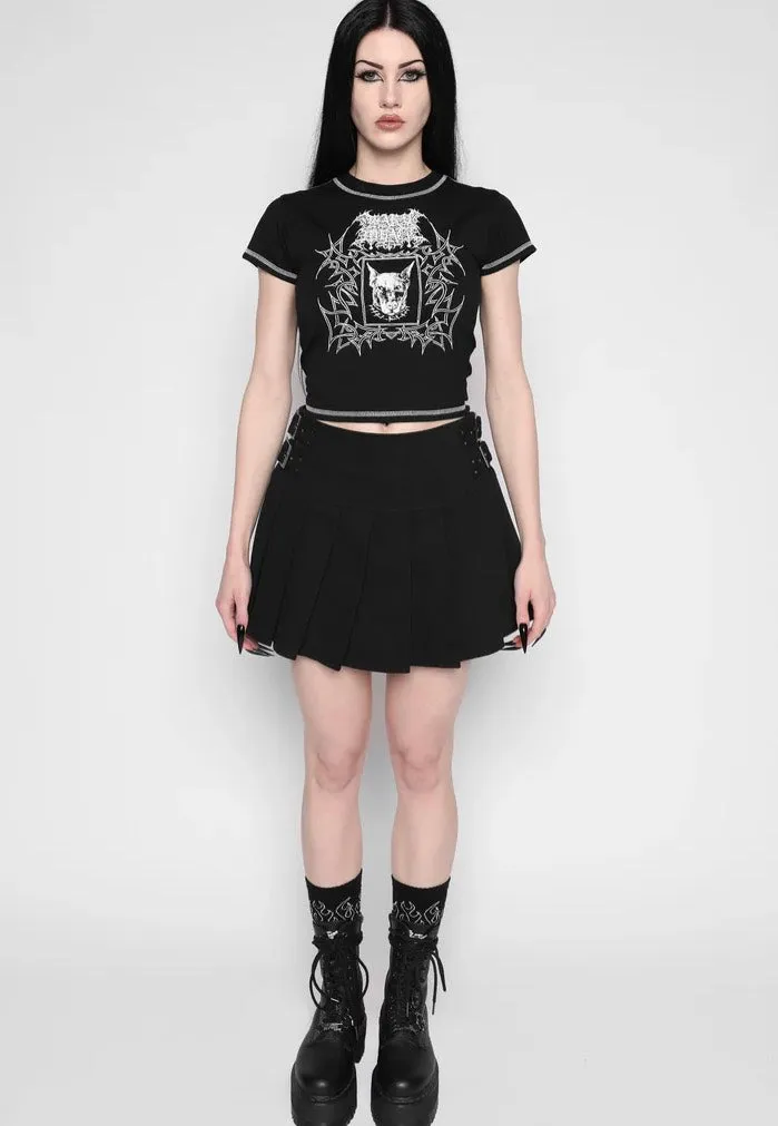 Impericon Nyx Cropped Baby T-Shirt schwarz XS-XXXL