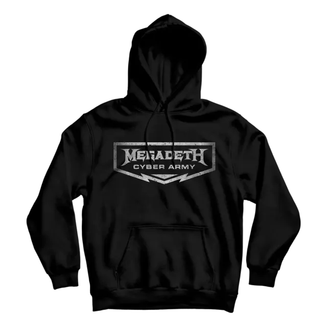 Megadeth Cyber Army Hoodie schwarz leicht