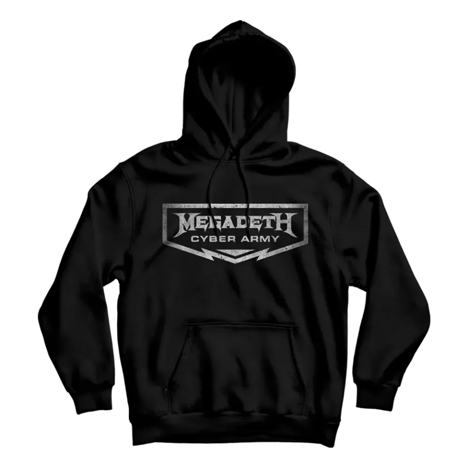 Megadeth Cyber Army Hoodie schwarz leicht