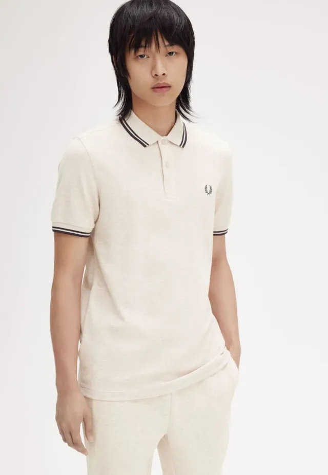 Impericon Twin Tipped Porridge Marl Polo Beige Baumwolle