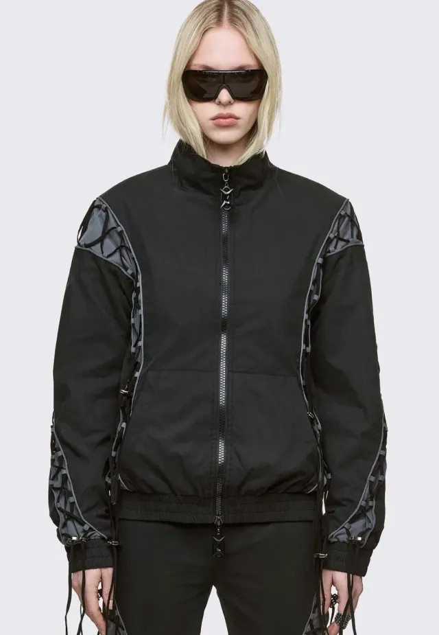 Impericon Tangle Black Windbreaker Jacke schwarz M