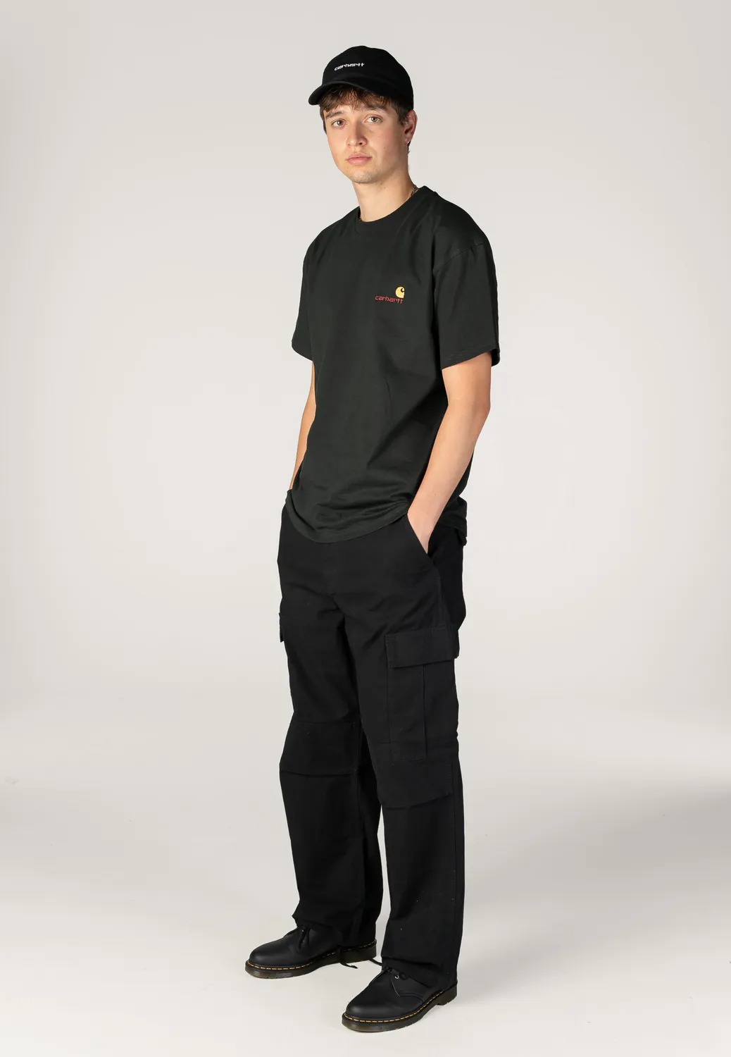 OG Cargo Stone Washed Black Hose Herren Cotton
