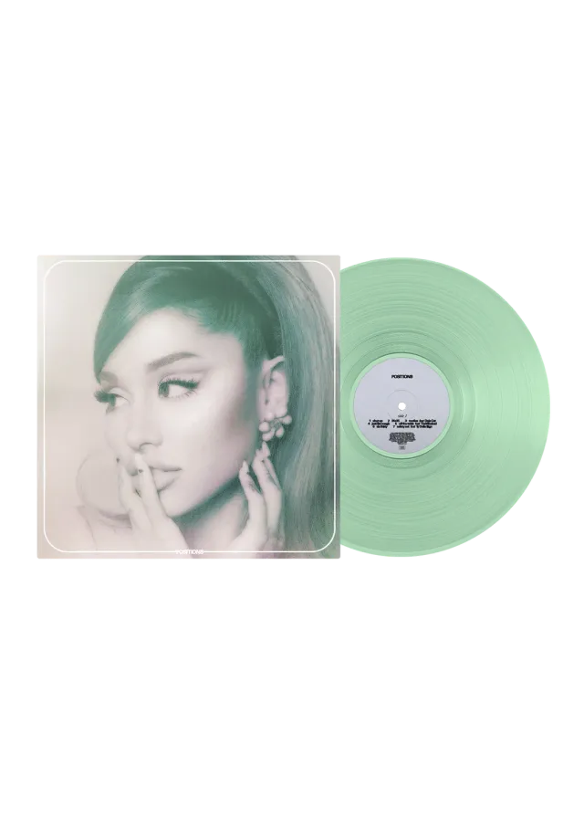 Ariana Grande Positions LP Vinyl Coke Bottle Clear
