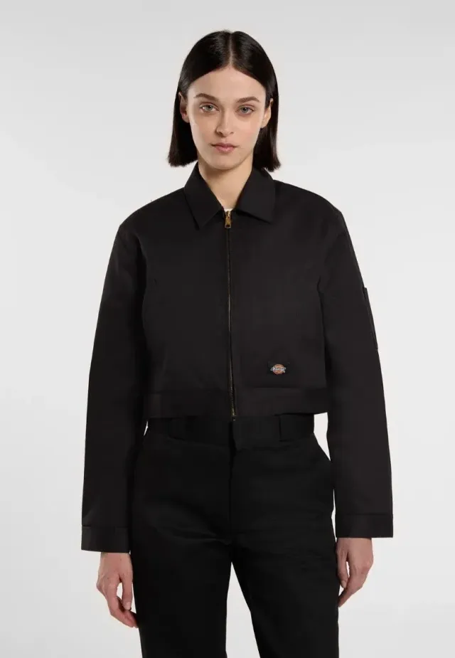 Impericon W Lined Eisenhower Crop Rec Black Jacke schwarz