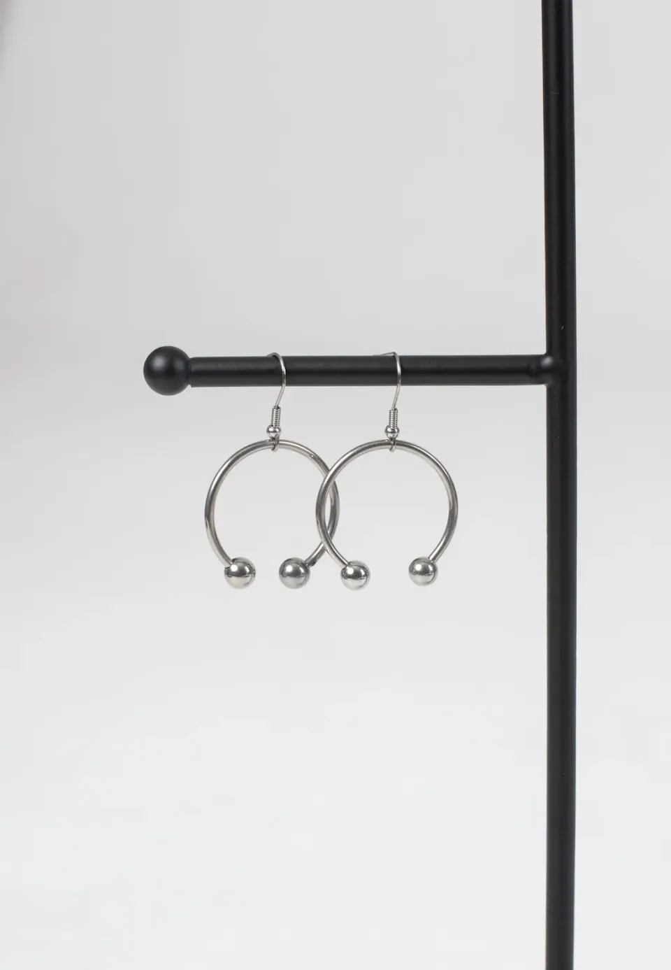 Impericon Circular Barbell Silver Ohrringe Onesize