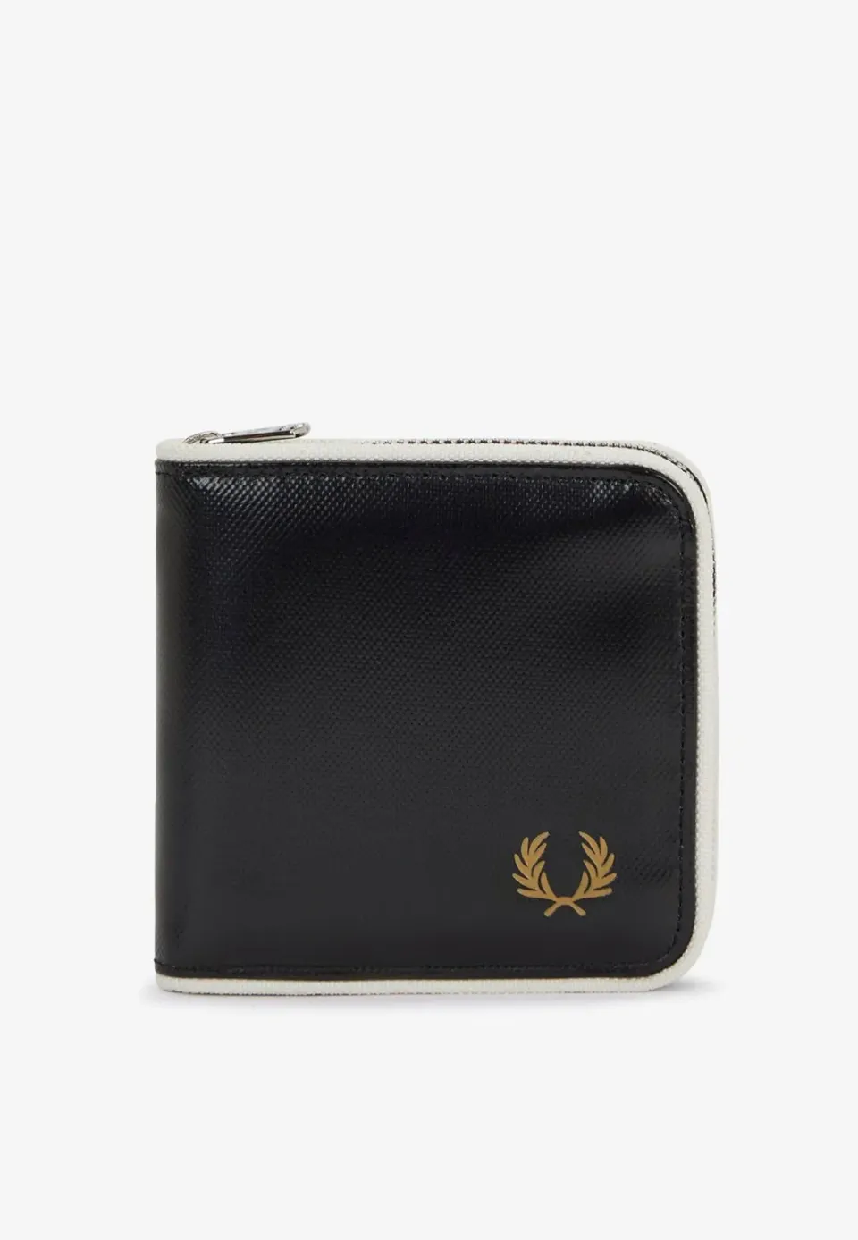 Impericon Classic Zip Around Portemonnaie Schwarz/Ecru Reissverschluss