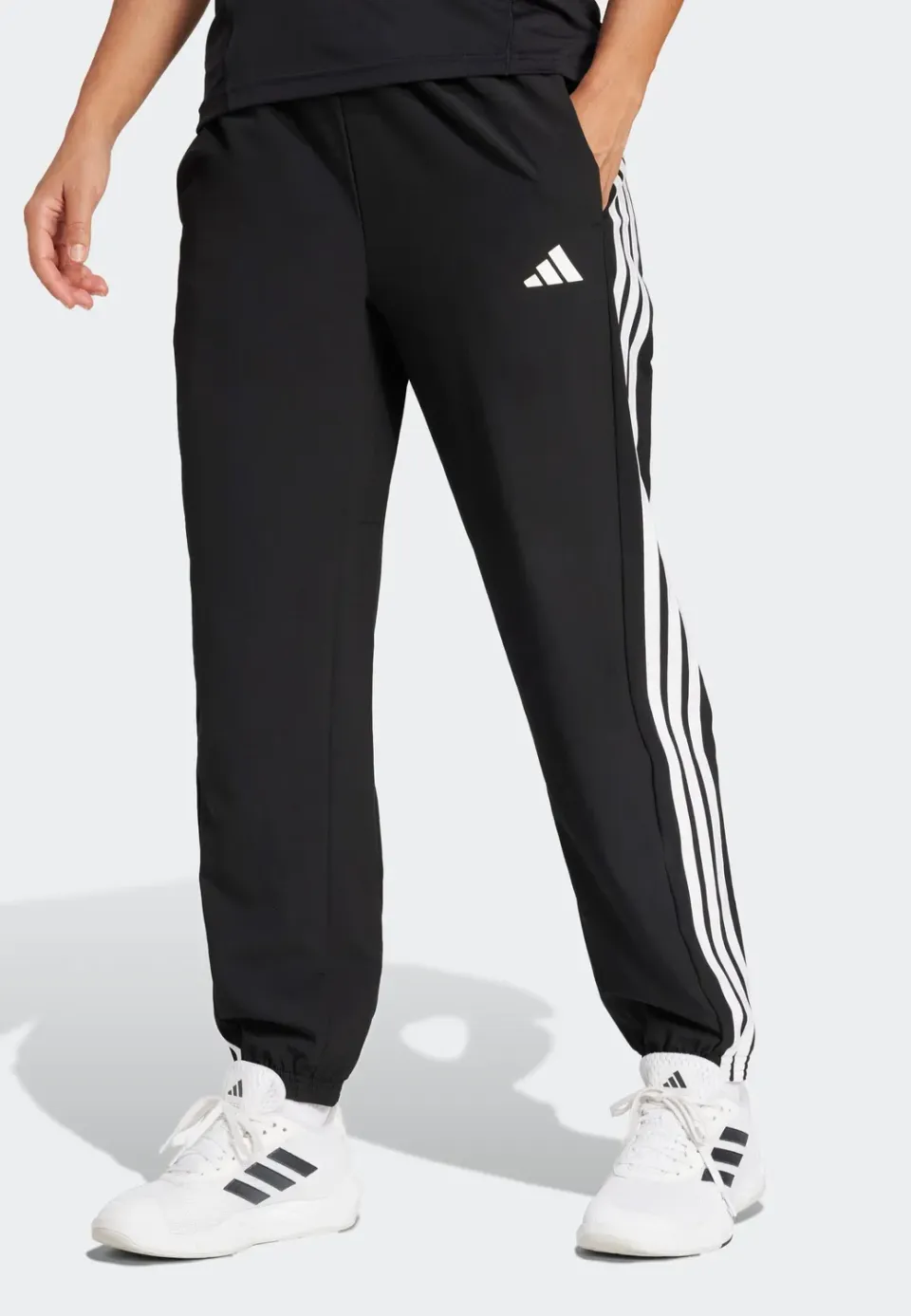 adidas Workout Essentials 3-Stripes Jogginghose Schwarz