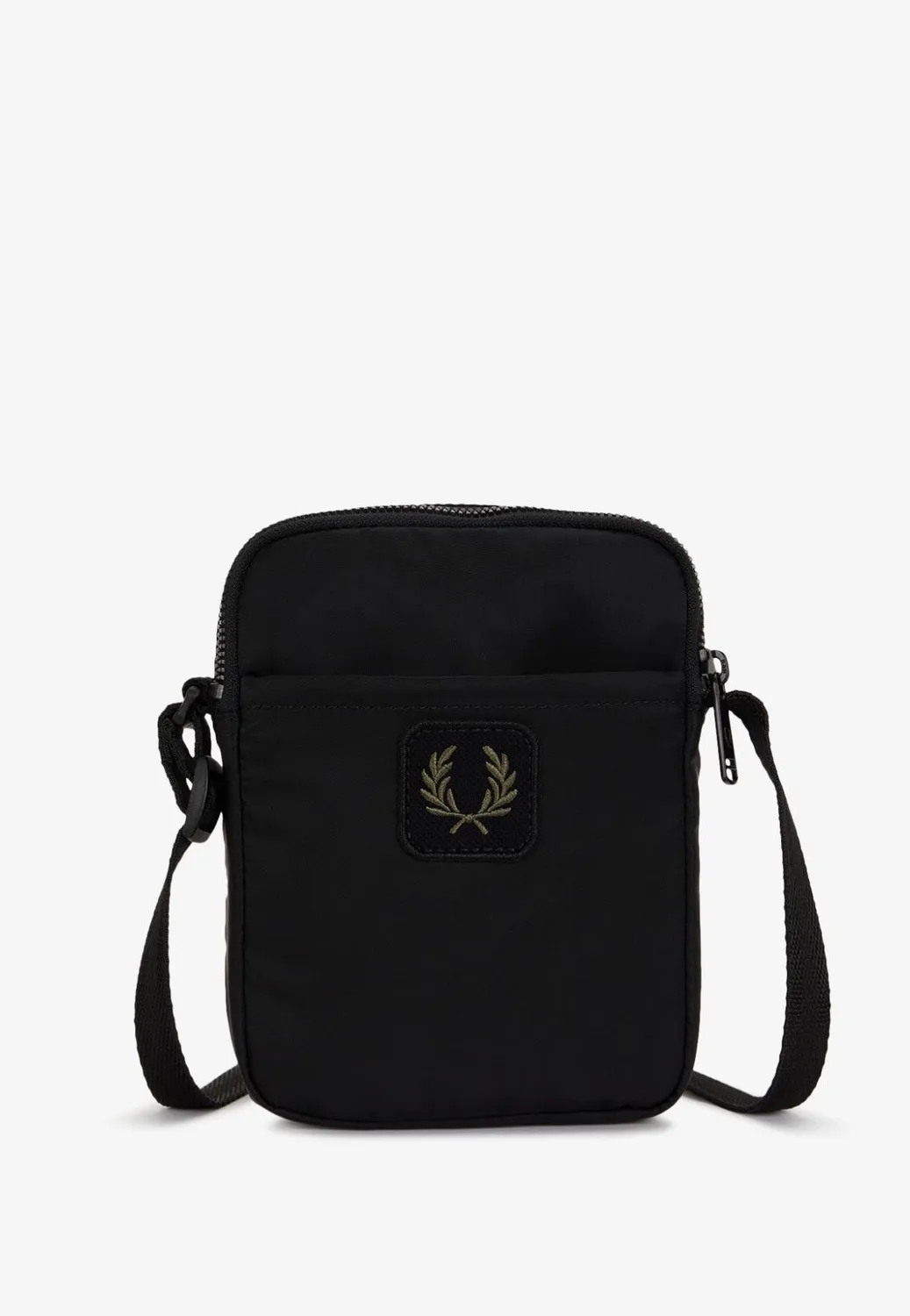 Impericon Crinkle Nylon Small Side Tasche Schwarz