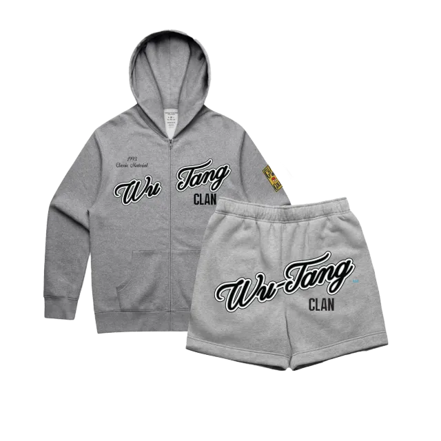 Wu-Tang Shaolin Sluggers Hoodie-Set heather grey