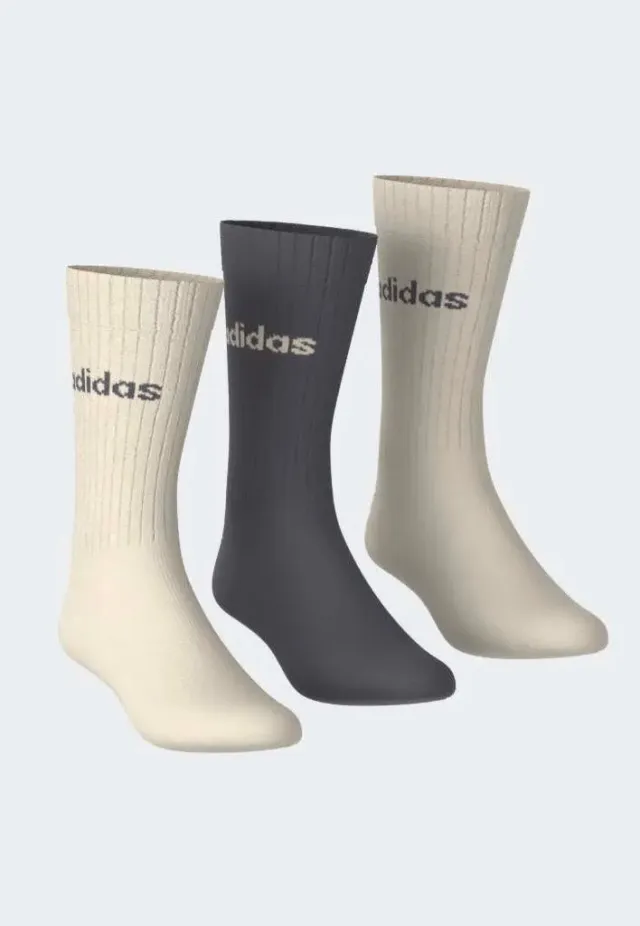 Impericon Linear Crew Socken 3er-Pack Wonder White Jacquard