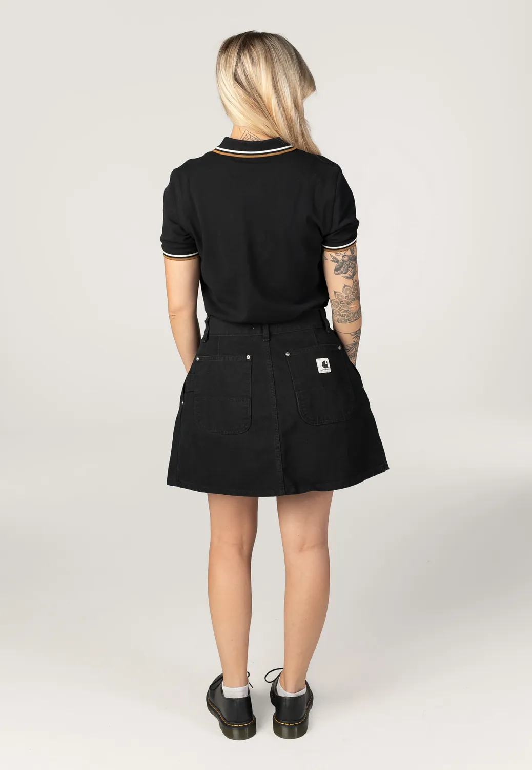 Impericon Twin Tipped BlackEcru Polo Baumwolle