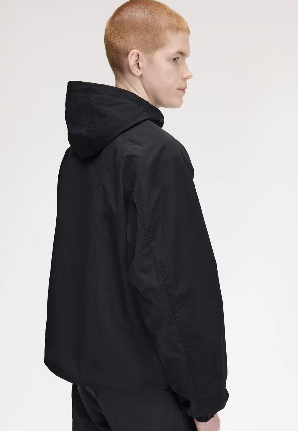Impericon Oversized Hooded Shell Black Jacke Schwarz Nylon