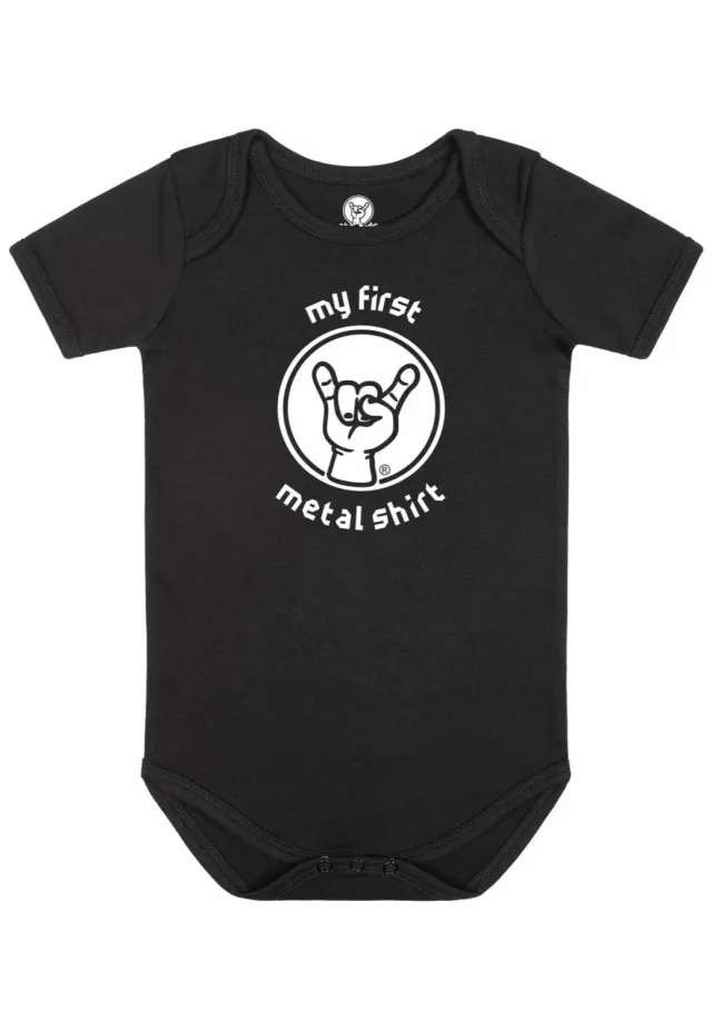 Impericon My First Metal Shirt Babygrow Body 56/62 schwarz