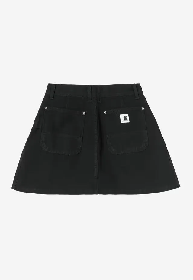 Impericon Billie Single Knee Rock Stone Washed schwarz Canvas