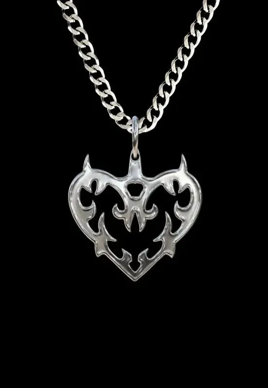 Impericon IL Heart Silver Kette silber Größe M